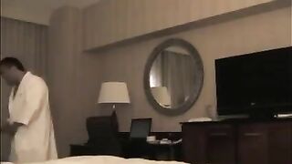 He brought a whore to the hotel and began to undress her before sex