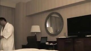 He brought a whore to the hotel and began to undress her before sex
