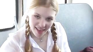 Hot schoolgirls get fucked under their skirts in steamy action