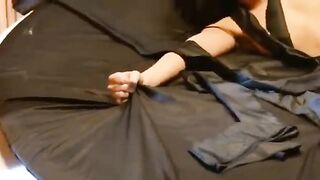 Girl in stockings got her pussy sucked and then fucked hard