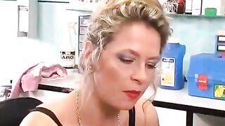 Maven fucks herself in the front seat with clit piercing
