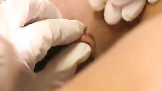 Maven fucks herself in the front seat with clit piercing
