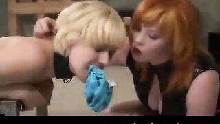 BDSM lesbian sex with a great level of pleasure
