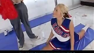 A gymnast has awesome sex after showing her flexibility skills