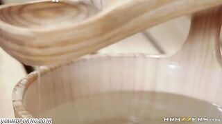 The guy offered a mature woman sex in the sauna for relaxation