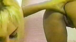Two cute girls have fun in the shower with toys
