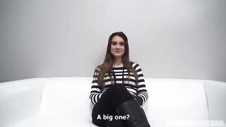 Czech girl came to the casting for an agent and was fucked