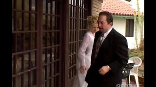 The girl makes love with another man instead of her husband