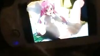 Hentai was very fond of and jerked off on them, showcasing intense passion