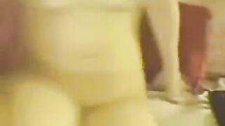 A Chinese beauty got her glasses on and started masturbating in front of a webcam
