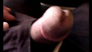 I pulled a dick out on the bus and started to masturbate it