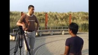 An Indian girl was fucked by two guys in a steamy encounter