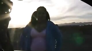 A fat woman opens her vagina for penetration of any size