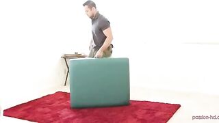 Masseur fucked his client on the massage table with oil