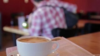The guy picked up an Asian in the cafe and fucked