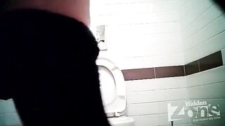 Camera in the toilet, don't peek inside