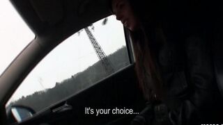 A cunning taxi driver proposed an intimate deal to his passenger