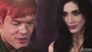 Peter Pan fucked two mermaid babes in steamy FFM action