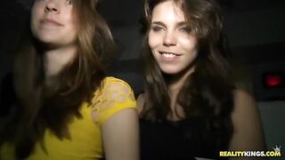 Sex party in the club with girls showing their bodies and fucking hard