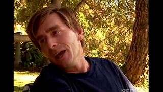 Fella fucked a pretty girl with beautiful breasts in nature