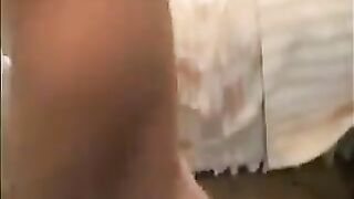 A young guy has sex with his first girl on camera