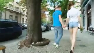 A guy has sex with a naive and beautiful girl