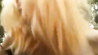 A young girl was walking in the park and got fucked