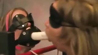 Two girls are having a hard time entertaining themselves