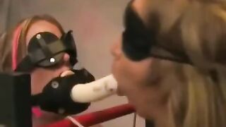 Two girls are having a hard time entertaining themselves