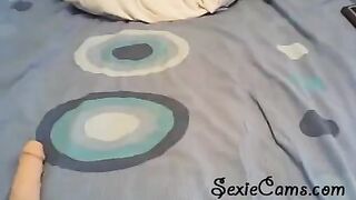 Fucked with a dildo in front of the webcam, looking for new sensations