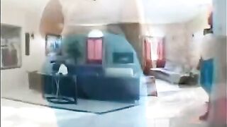 Black BBW gets her pussy railed by BBC in doggy style