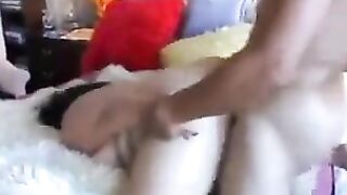 Man fucked a thick ass Asian beauty with big tits