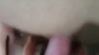The guy tries to freeze the dick and pussy of a hot girl