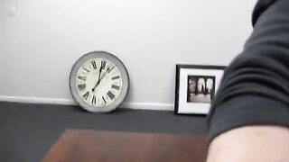 A young cancer passed the porn casting, showcasing her first audition