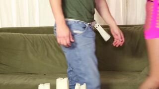 A masseur fucked in the ass a sexy blonde at the massage session