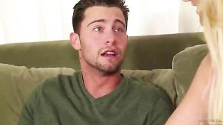A masseur fucked in the ass a sexy blonde at the massage session