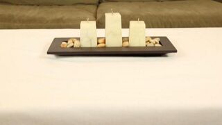 The masseuse under the table pleases her client