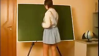 The old teacher seduced and fucked a student, what a scandal!