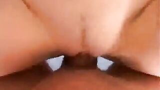 A girl was greatly fucked and her pussy was slammed loudly