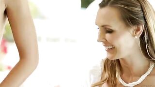 Three girlfriends chatted about sex and turned it into reality