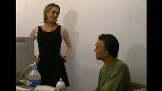 An old man fucked his younger sister, who had been craving intimacy for a long time