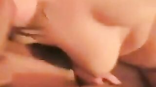 She spread her legs to show everyone her naked, wet pussy with a protruding clitoris