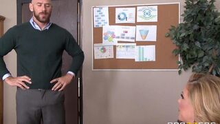 Cute girl Cherie fucked with her subordinate in the office