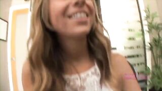 The girl was asked to show her boobs, but she behaved like a slutty whore