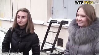 A blond girl was picked up and fucked in a steamy encounter