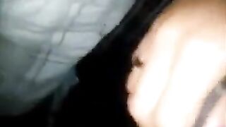 Fingered cock in the subway, then came the orgasm