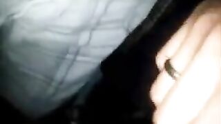 Fingered cock in the subway, then came the orgasm