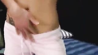 Brunette gets her face covered with cum after getting her ass banged