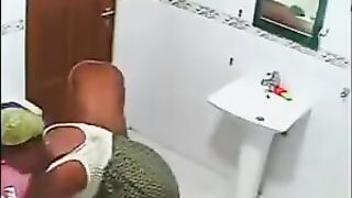 Girls have no idea they are being filmed by a camera