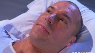 The patient was given a breast to suck by a seductive nurse